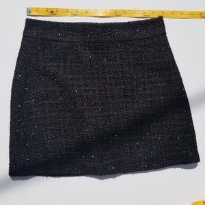 Sparkling black skirt